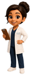 Mascote farmacêutica Med+ Farma