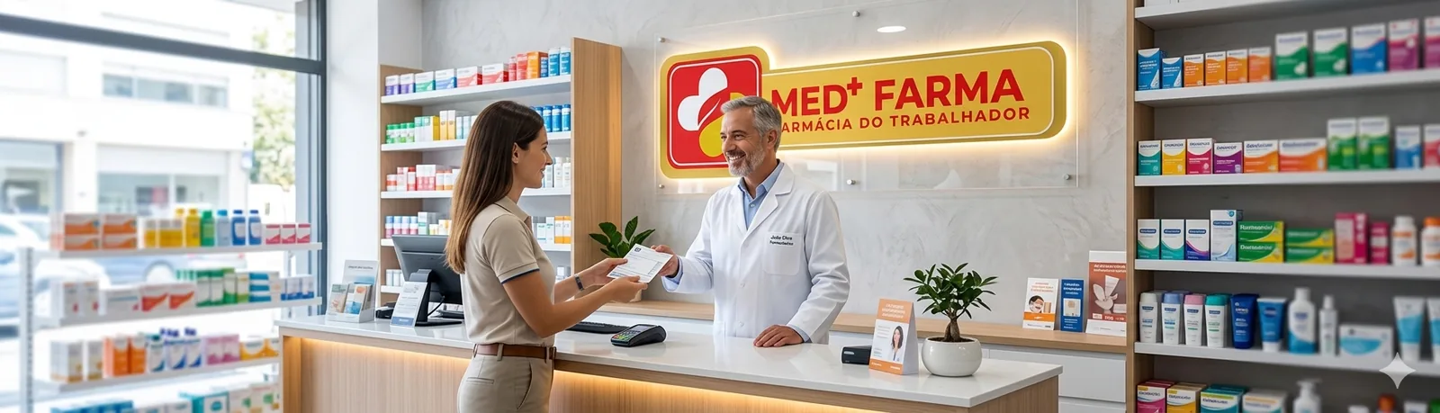 Atendimento na Med+ Farma