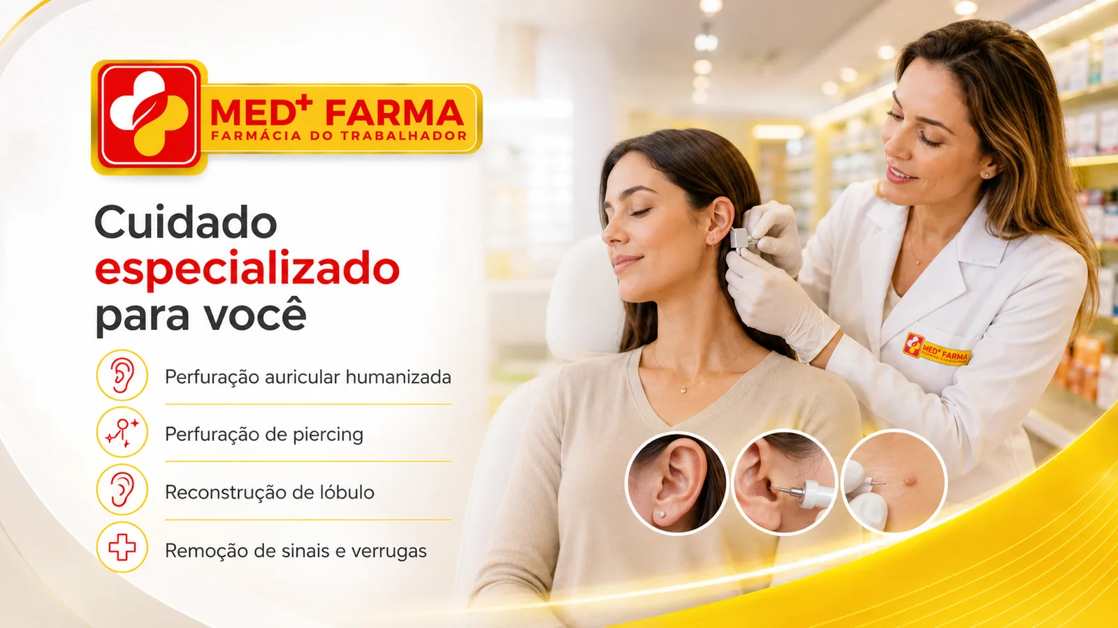 Cuidado especializado para você na Med+ Farma